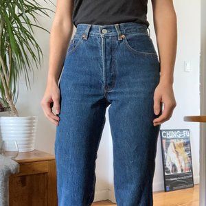 Vintage Levi high-wasted jeans